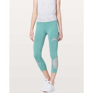 Lululemon Forget the Sweat Crop 21" - Size‎ 4